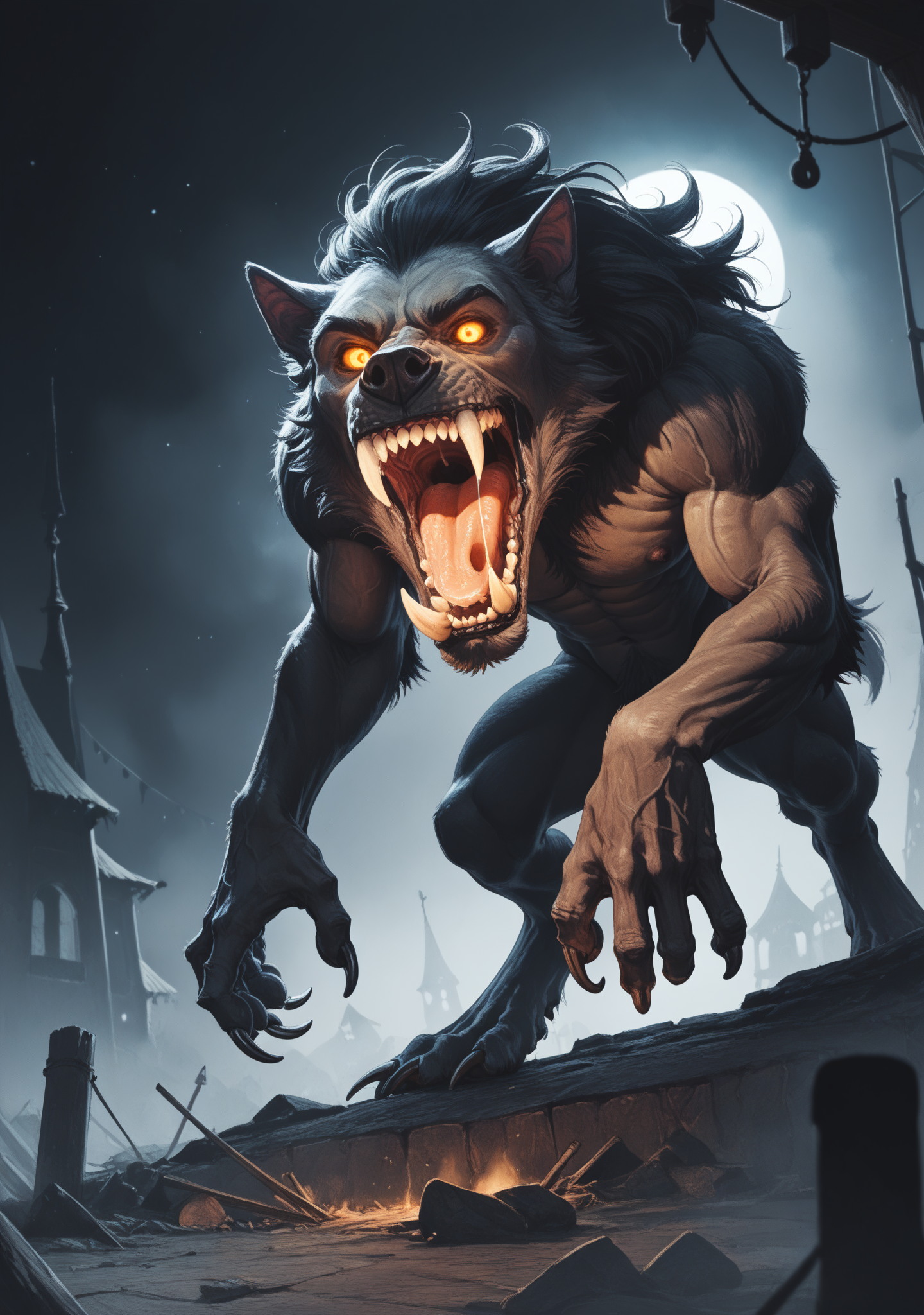 00425-1203924471-score_8_up, score_7_up, score_6_up, a werewolve, glowing eyes, gaping jaw, sharp teeth, dark fur, his claws outstretched, by a v-ad-before.png